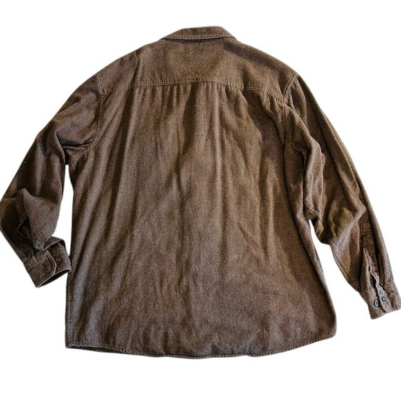 Red‎ Head Brand Co Button Up Long Sleeve Shirt Men's X-Large Brown - Picture 7 of 10